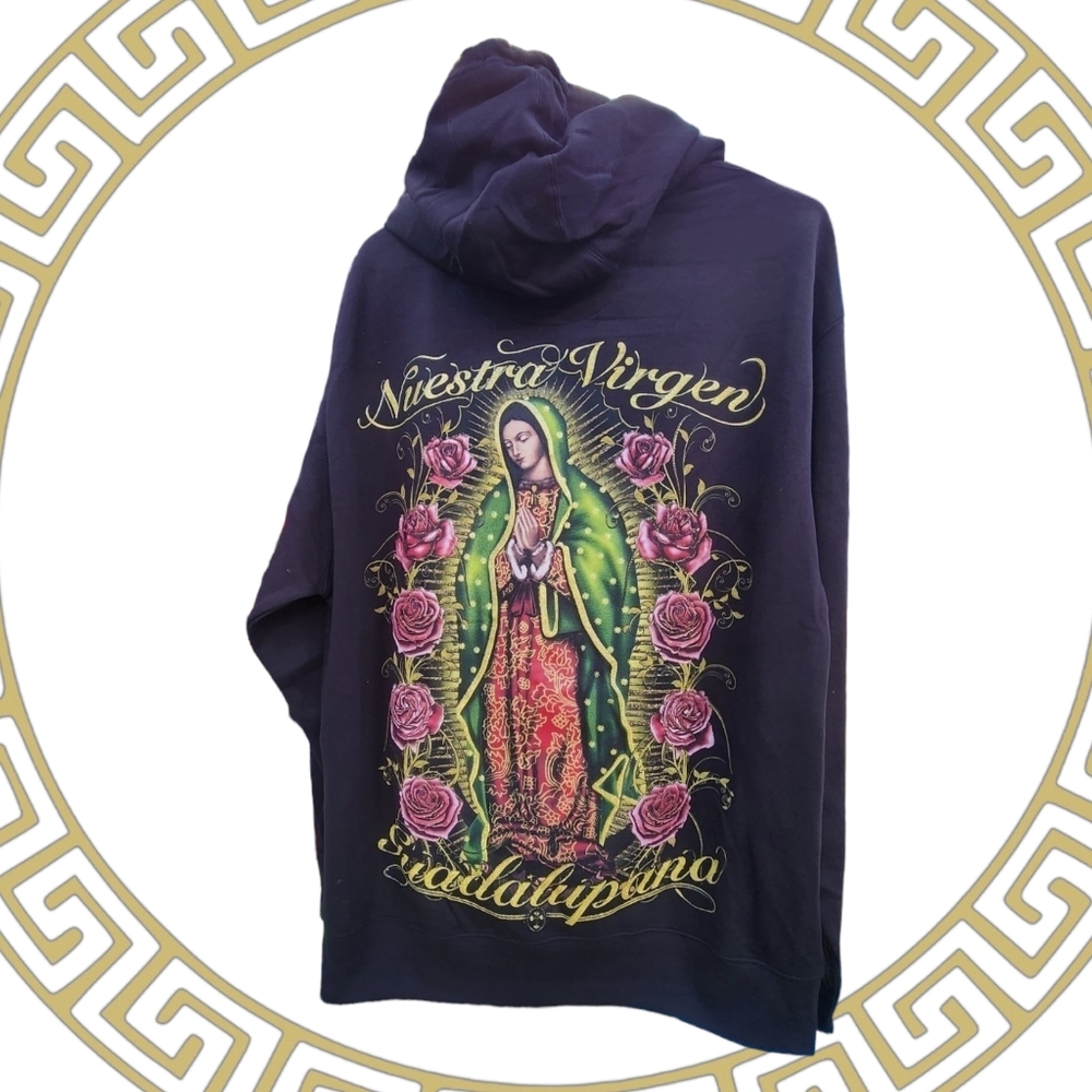 Virgencita de Guadalupe Roses Blink Hoodie